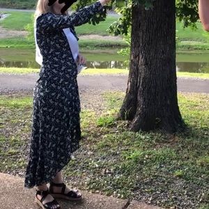 Floral Chelsea and Violet high low dress